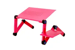 Легкий для силы алюминиевый ноутбук компьютерный стол складной компьютерный стол портативный ноутбук стол кровать стол
