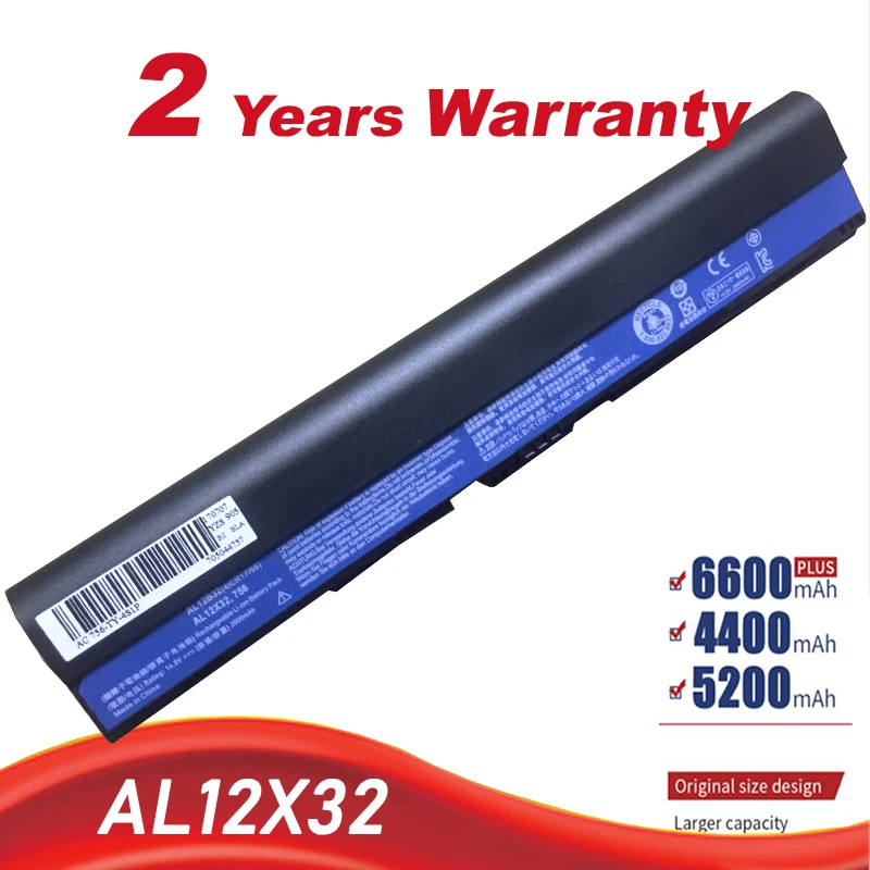 Аккумулятор для Acer Aspire One 756 4 ячейки AL12B32 AL12X32 AL12A31 AL12B31 путешествий B113 B113M 725