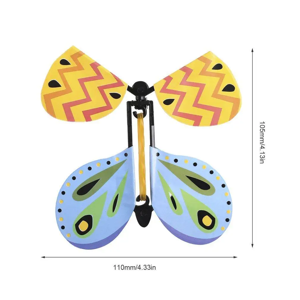 Летящая Бабочка ветер ласточкин хвост бабочка Волшебная забавная игрушка маленькие Волшебные трюки смешной сюрприз Шутка игрушки (цвет
