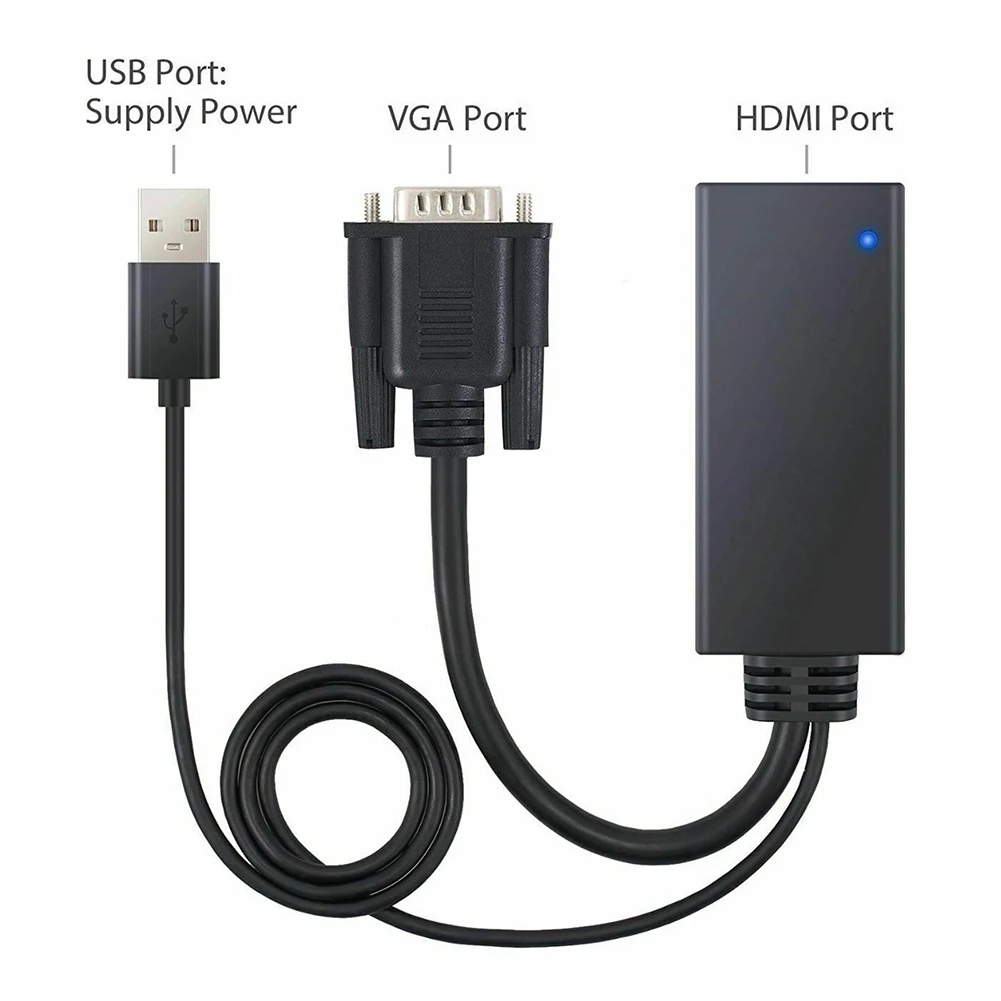  VGA A HDMI Durevole Accessori Convertitore Professionale Del Computer Portatile Per PC HD TV Connet