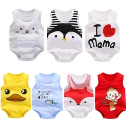 Barboteuse d'été 100% coton pour nouveau né, combinaison une pièce, salopette pour nourrissons, vêtements à boucle, pyjama respirant 