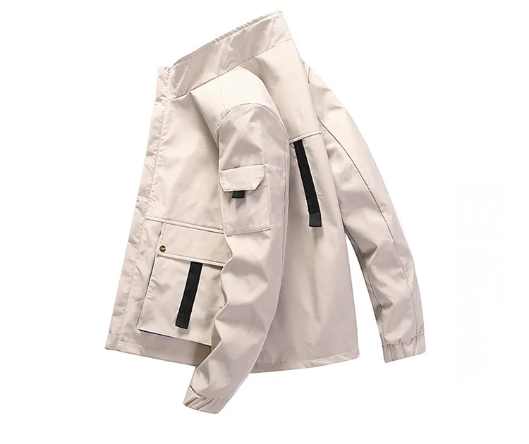 HCXY, корейский стиль, трендовая мужская повседневная куртка, пальто,, осенние мужские карго куртки, пальто с большими карманами, модная Рабочая одежда
