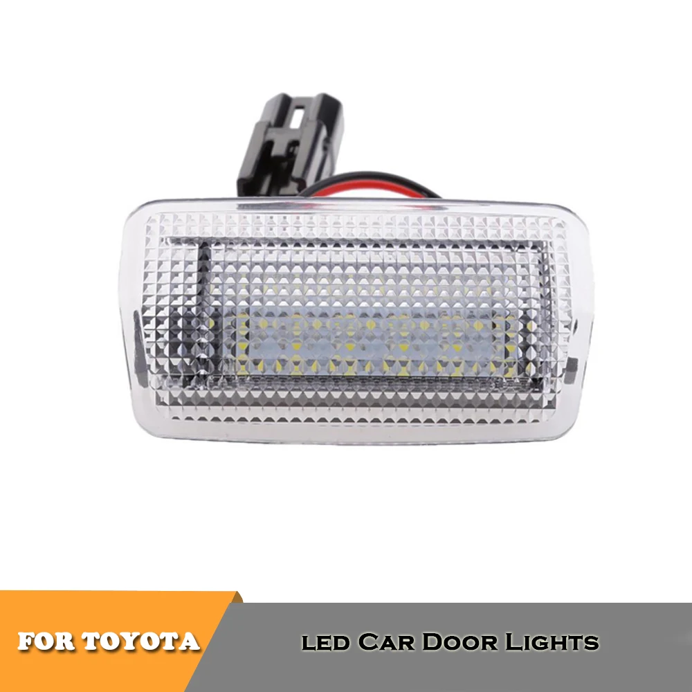 

2x LED car door lights for Toyota Wish Venza Sequoia Sienna Tundra Mark X Reiz Land Cruiser 150 Series Prado Highlander Crown