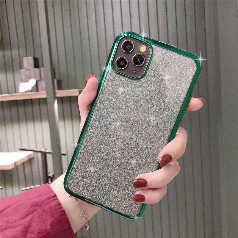 Чехол для iPhone 11 Pro MAX X XR Xs Max 7 8 Plus 6 6s силиконовый со стразами | Мобильные телефоны и