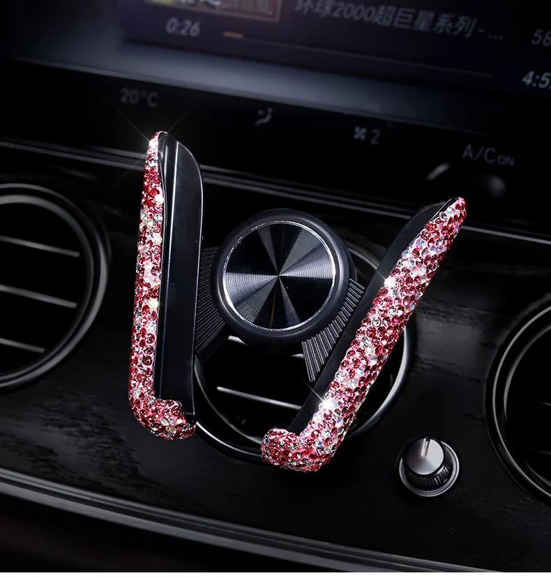 Blingbling модный автомобильный навигационный кронштейн, Алмазный Универсальный держатель для телефона carcell
