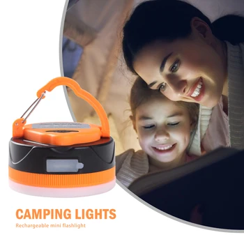 

Portable Waterproof USB Charging Camping Night Light 10 LED Outdoor Hanging Tent Lantern Emergency Lamp Flashlight with Magnet