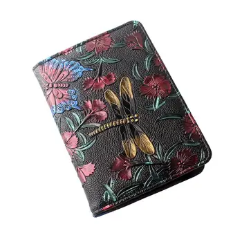 

New PU leather Fashion cartoon passport set lady men luxury brand travel credit card holder male Color embossed passport holder