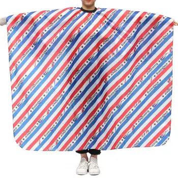 

Breathable Smooth Comfortable Barber Cape Pattern Anti-static Non-stick Hair Haircut Cloth Apron Soft Easy To Clean Hairdressing