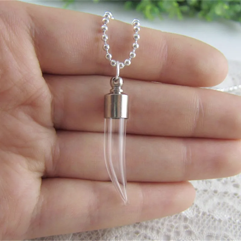 Pendant Necklace Perfume Glass-Bottle Women Jewelry Keep-Openable Mini for 15-Styles
