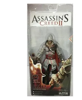 

23cm Assassin's Creed Figure Connor Action Figures Super Movable Joints Pvc Figurines Colection Toys Anime Decoration