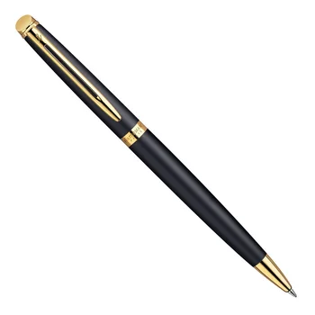 

Ручка шариковая Waterman Hemisphere Mars Black GT, толщина линии M, позолота 23К
