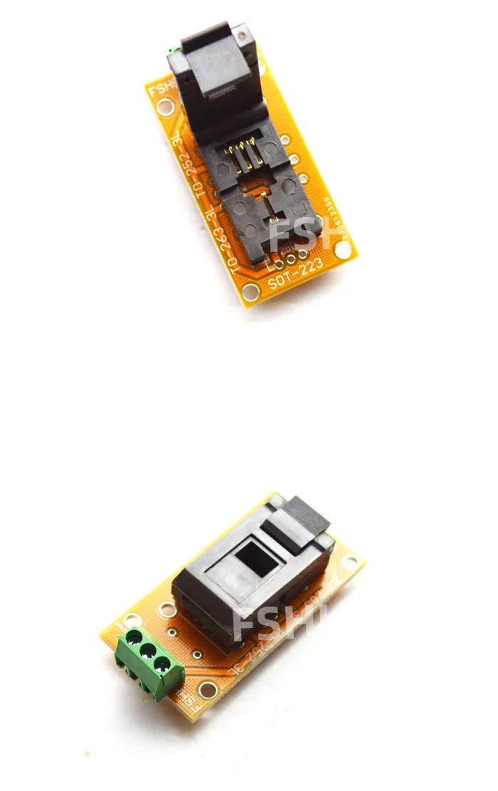 soquete de 223 tset com pwb com bloco de terminais