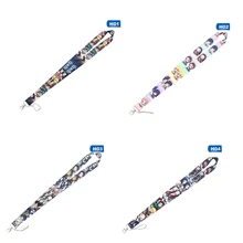 Sangle de téléphone portable, dessin animé Demon Slayer, Kimetsu No Yaiba, sangle de cou, lanière, porte clés