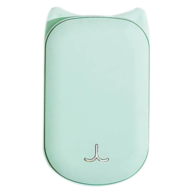 Green Симпатичный USB Перезаряжаемые грелка для рук и 3600Ma Мощность power Bank 5V Мини Портативный путешествия удобный с длительным сроком службы карманная грелка для рук - Цвет: Green