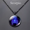12Constellations Zodiac Necklace Capricorn Aquarius Pisces Aries Taurus Gemini Cancer Virgo Libra Scorpio Birthday Gifts Jewelry ► Photo 2/6