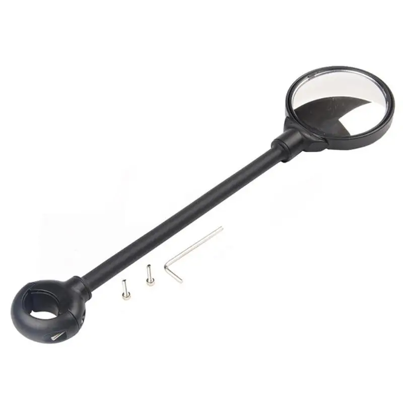

Bicycle Rear View Mirror Flexible Safety Round MTB Bike Handlebar Mirror