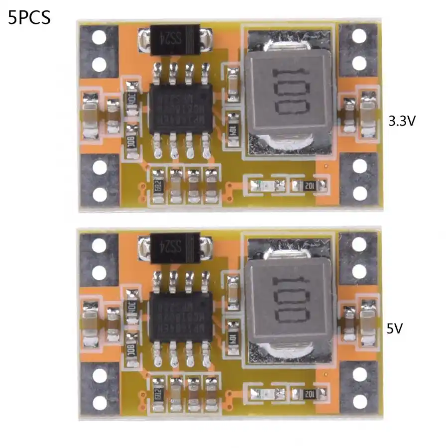 5PCS DC-DC 9V//12V//19V to 5V 3A Buck Step-down USB Charger Power Supply 4.5-23V