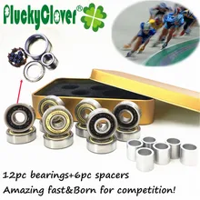 Профессиональный подшипник для скоростного скейта PluckyClover 608 с 7