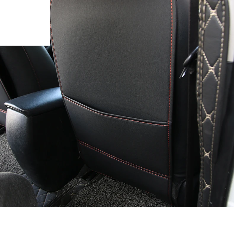 Lsrtw2017 Fiber Leather Car Seat Back Anti-kick Mat for Kia K3 Kia Ceraro Interior Mouldings Accessories 2012