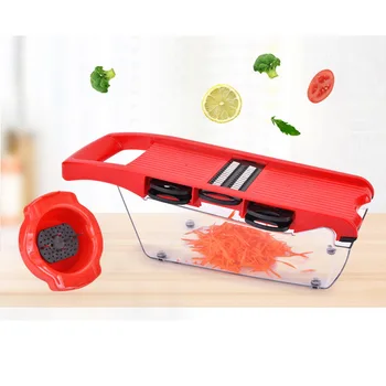 

Vegetable Fruit Slicer Multifunctional Vegetable Cutter Potato Peeler Carrot Grater Drain Basket Kitchen Tool