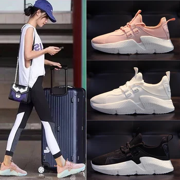 

Sneakers 2019 spring and summer new Korean version of Harajuku wild casual shoes women's running shoes white shoes