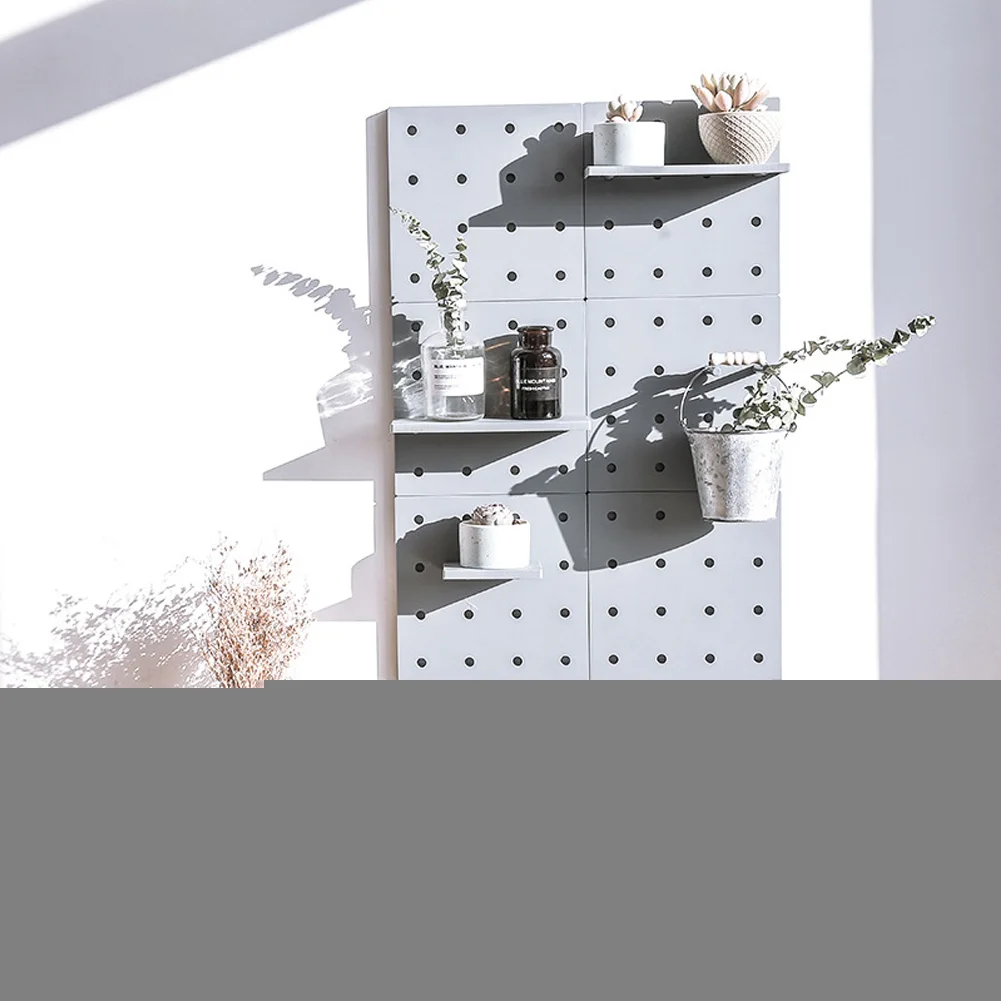 Органайзер Дисплей отверстие доска Pegboard держатель для хранения Настенный декор пластик
