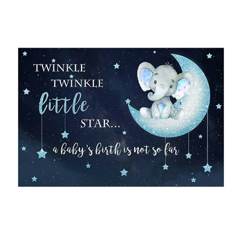 

Easy Storage Background Professional Photography Backdrop Reusable Lightweight Decorative Display Elephant Pattern Studio Props