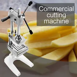 Вертикальная ручная машина для резки картофеля фри коммерческая машина для резки нержавеющей стали редиска огуречное устройство
