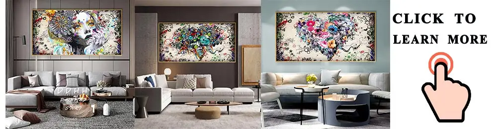 DDHH Wall Art Large Size Colorful Forest Trees Canvas Poster Art Prints Modern For Living Room Home Decorative Picture