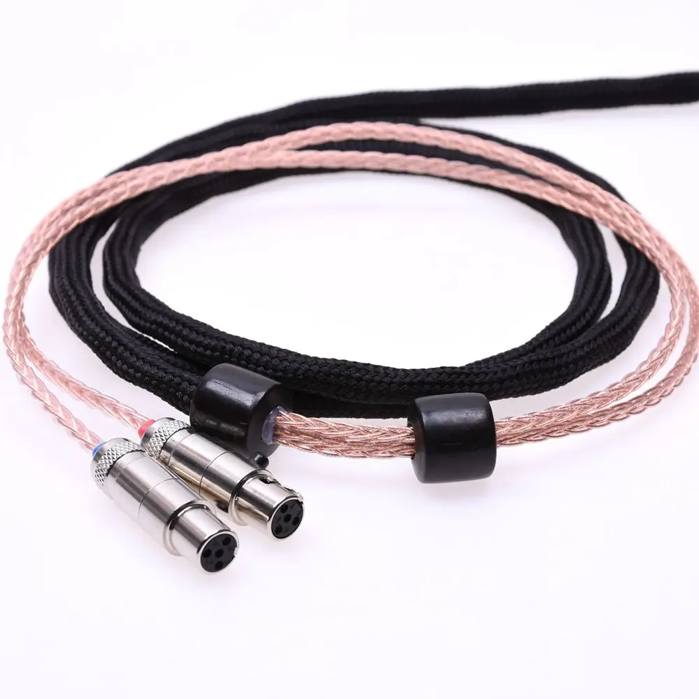 Цвет Черный; Каблук 16 ядер 5N Pcocc для Audeze LCD-2 LCD-3 LCD-X LCD-XC обновление наушников кабель-удлинитель