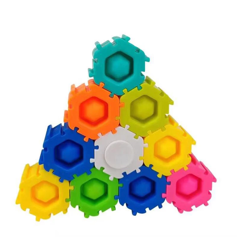 Decompression Push Bubble Pop Building Blocks, Anti Roedor Jogo