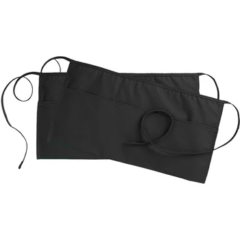 

Half-Length Short Waist Apron with Pocket Catering Chef Waiter Bar Household Cleaning Tools & Accessories Apron