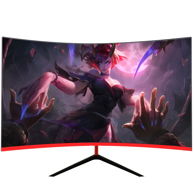 US $287.28 32 IPS Monitor Gamer 144hz monitor LCD Curved Screen Monitor PC 1920×1080p HD Gaming Display for Desktop Computer HDMI Monitor