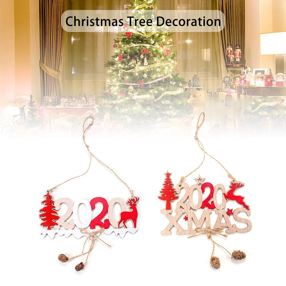 1 шт., новинка, рождественские деревянные украшения для рождественской елки, подвесной кулон, сделай сам, подарки для детей, сувениры на год, аксессуары для украшения дома