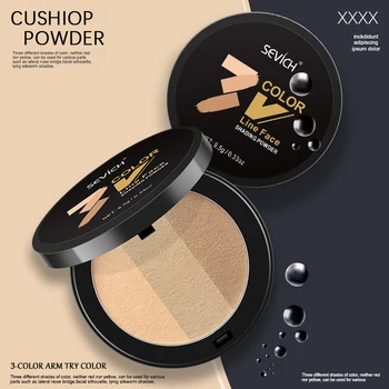 

Sevich Makeup Bronzer Matte Powder Professional Face Corrector Powder 9.5g 3 colors Face Shading Powder Contour Powder Palette