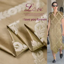 70% шелк 30% хлопок 138 см ширина 42Momme бренд супер тяжелый сатин ткань жаккардовая ткань для Diy шитье платье Распродажа Новинка