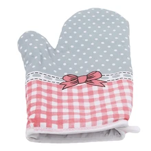 Нескользящие хлопковые перчатки для микроволновой печи термостойкие толстые перчатки для выпечки милые кухонные инструменты для приготовления пищи Прихватки кухонные перчатки