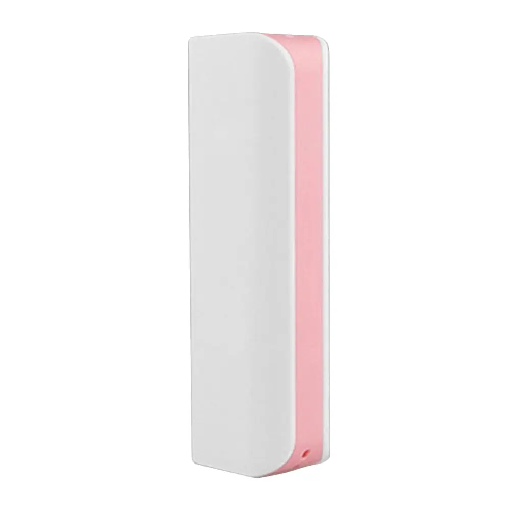 Pink Внешний аккумулятор Оболочка Сварка usb порты power Bank чехол PCB зарядное устройство чехол DIY наборы мощность ed на 2600 мАч 18650 батарея(не входит в комплект - Цвет: Pink