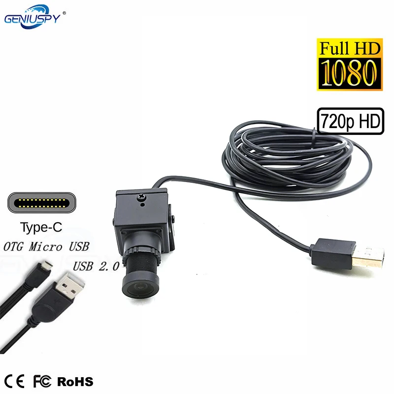 20*20Mm Usb 2.0 Web Camera Board Lens Mini Size 720P 1080P Full Hd Industry Pc Uvc Micro Atm Usb Camera Machine Auto-Vendita