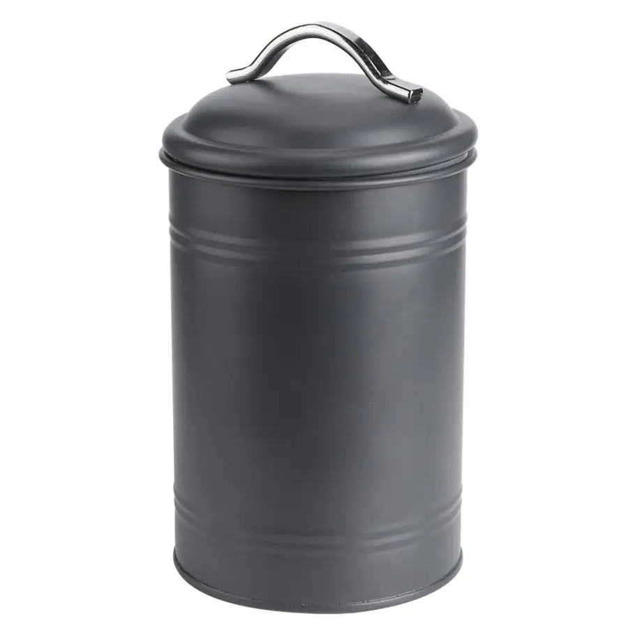 Пластиковый железа Чай лист банку Еда гайка контейнер для хранения с силиконовым кольцом для Хо Применение держать Применение контейнеры для хранения