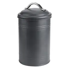 Пластиковый железа Чай лист банку Еда гайка контейнер для хранения с силиконовым кольцом для Хо Применение держать Применение контейнеры для хранения