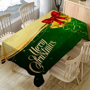 

Cross Border Hot Sales Hot Selling Christmas Theme Cotton Linen Tablecloth Wholesale Flax Teapoy Table Tablecloth Table C