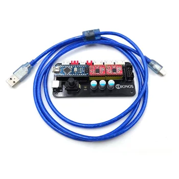 

DIY GRBL 2 axis motherboard V1.0 for desktop laser engraving machine plotter with USB line support external Bluetooth module