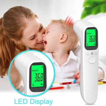

Forehead Contact-free Thermometer Household Digital Infrared Temporal Thermometer For Office Mini Portable Measuring Tools hot
