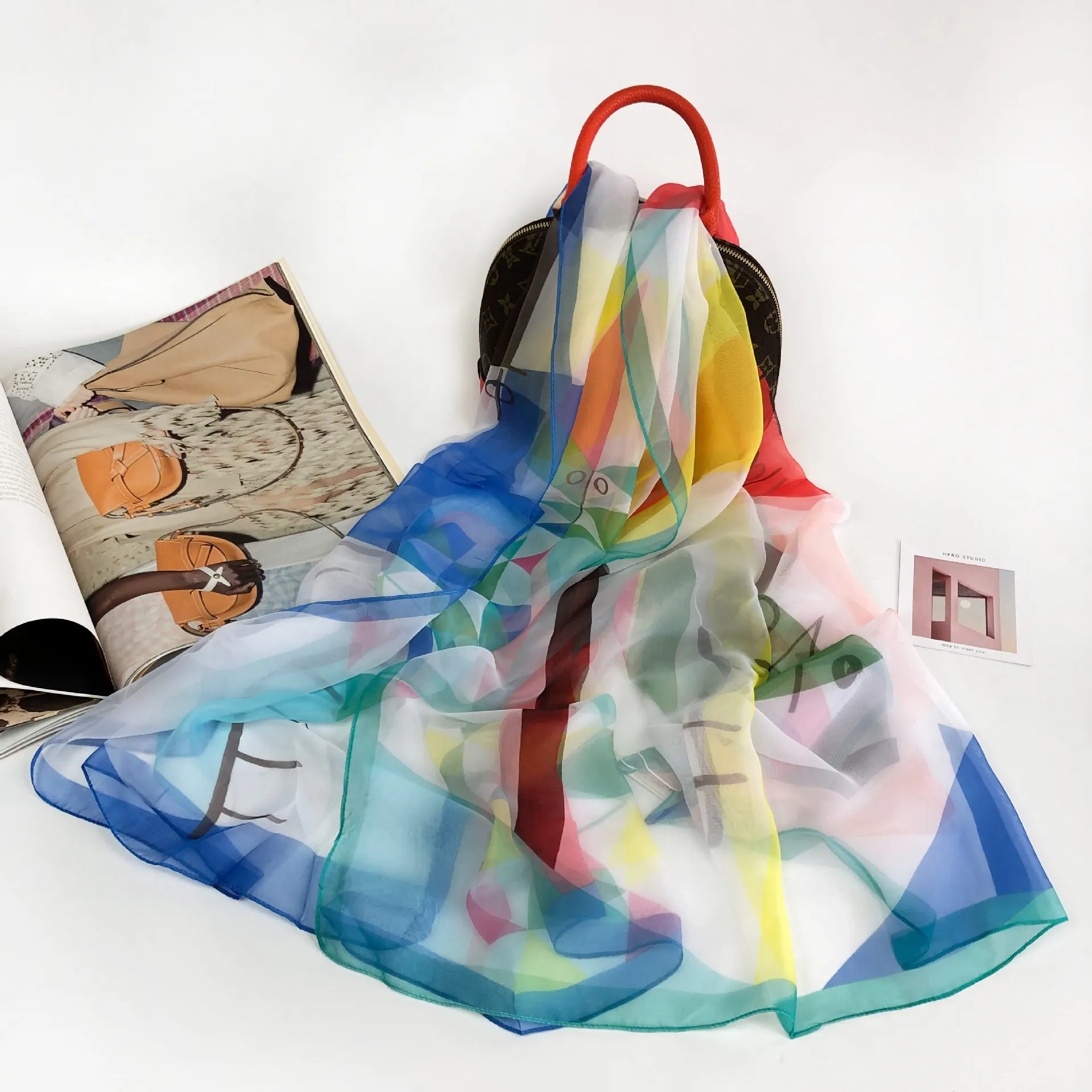 14 Foulard Femme Шелковый роскошный женский шарф бренд Бабочка шарфы шаль 180*145 см женский хиджаб шарф женский Шелковый палантин бандана - Цвет: 14