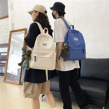 

School bag Korean version of Harajuku ulzzang high school student backpack port style large capacity ins street fashion backpack