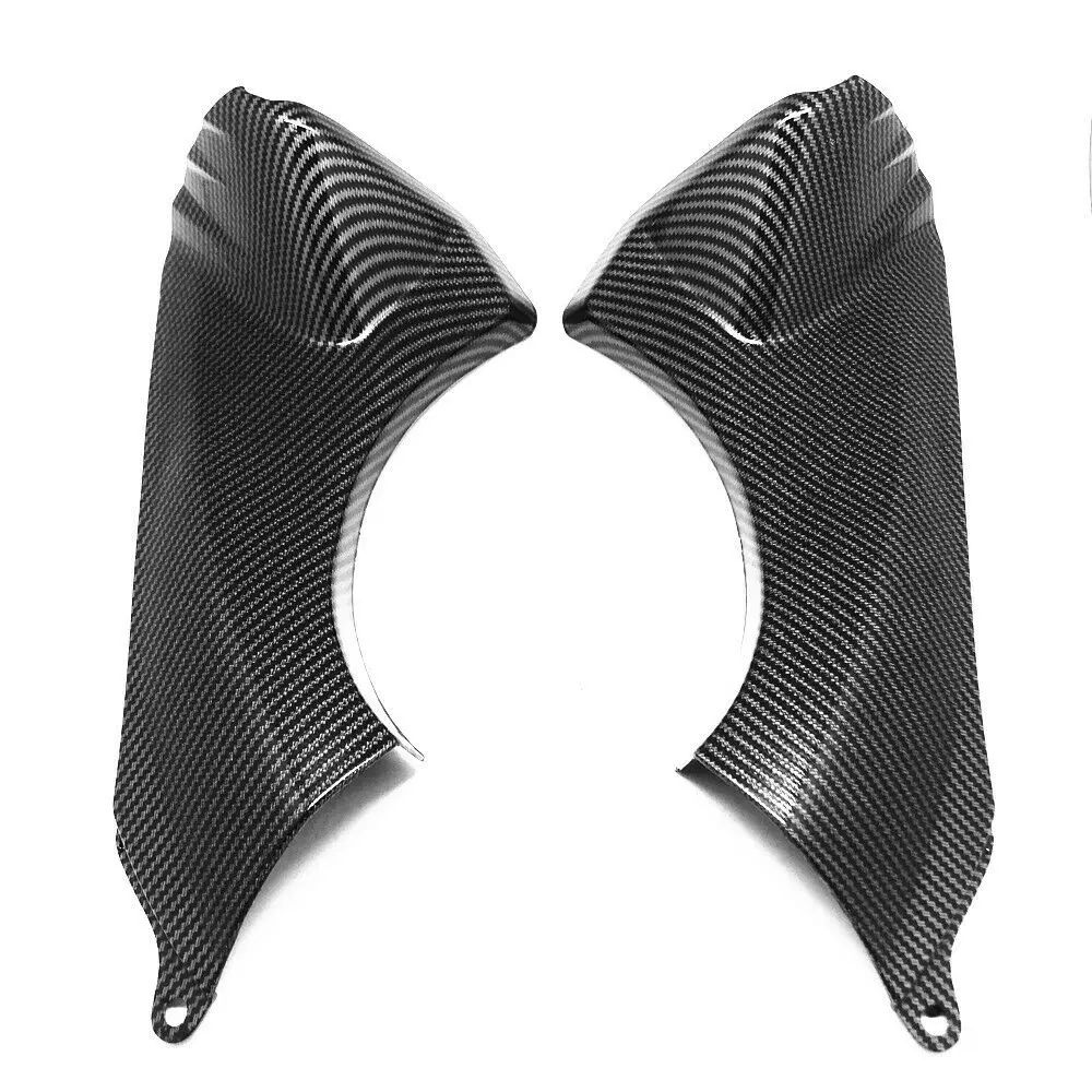 

Hydro Dipped Carbon Fiber Finish Front Dash Air Duct Intake Fairing For KAWASAKI ZX-6R 2007 2008 ZX6R