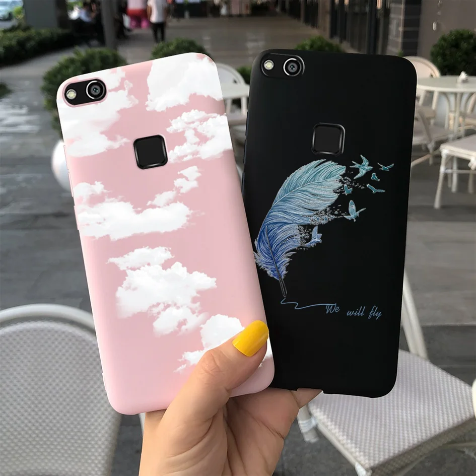 Captor Cover Trasparente per Huawei P10 Lite, Custodia TPU in Silicone Flessibile Morbida e Sottile, Protezione di alta qualità con Bordo Rialzato per Schermo e Fotocamera
