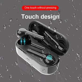 

TWS Mini Bluetooth Earphones V5.0 Stereo Wireless Headphones Sport Waterproof Earphones True Wireless Earbuds for All Smartphone