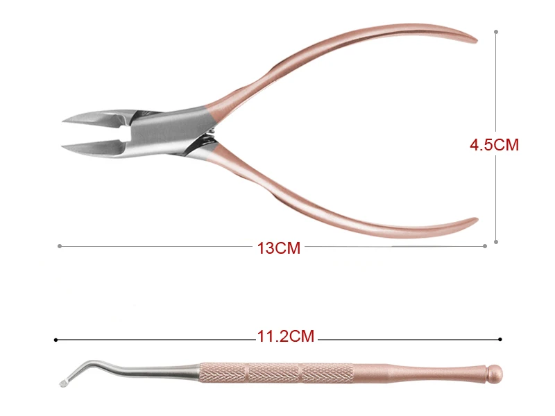 2pcs-set-Rose-Gold-feet-care-Toe-Nail-Clippers-Trimmer-Cutters-Professional-Paronychia-Nippers-Chiropody-Podiatry (4)